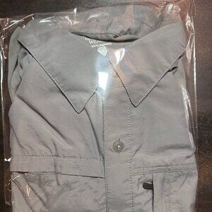 Men's Technical Hiking Shirt Mountain Hardwear Size M Quick Dry UPF 50 Gorpcore